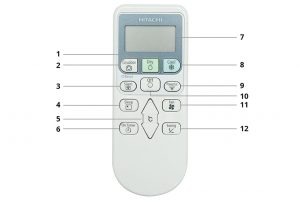 Cách sử dụng điều khiển điều hòa Hitachi RAS-X10CD